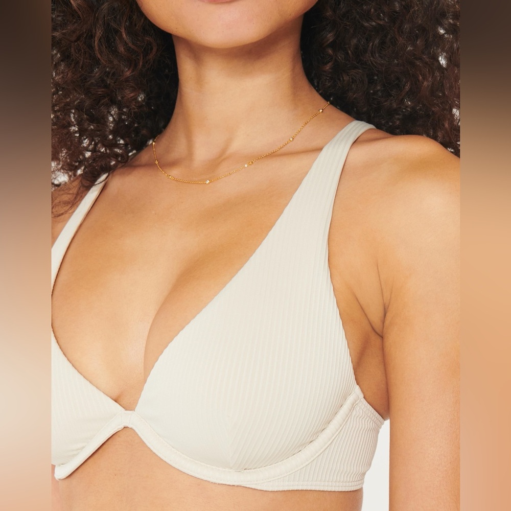 Hollister Ribbed Bikini Set | Cream - Picture 7 of 7
